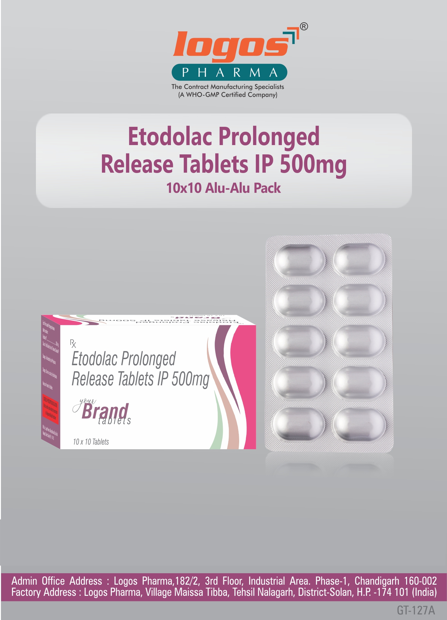 Etodolac 400 / 600 mg extended Release Tablet – Logos Pharma