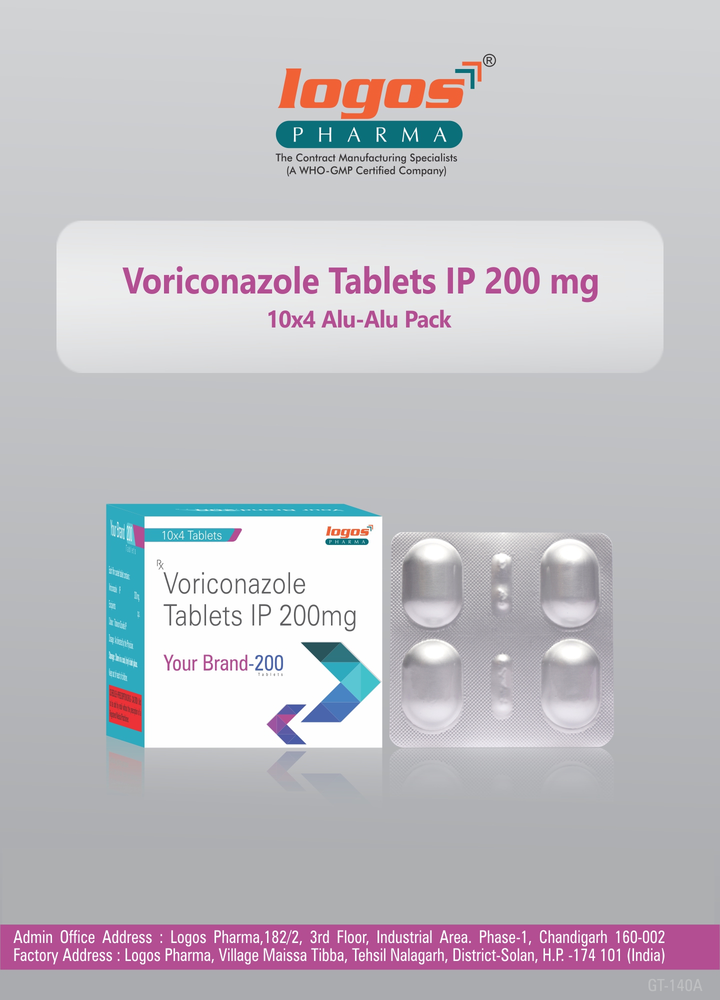 Voriconazole 200 mg Tablet Logos Pharma